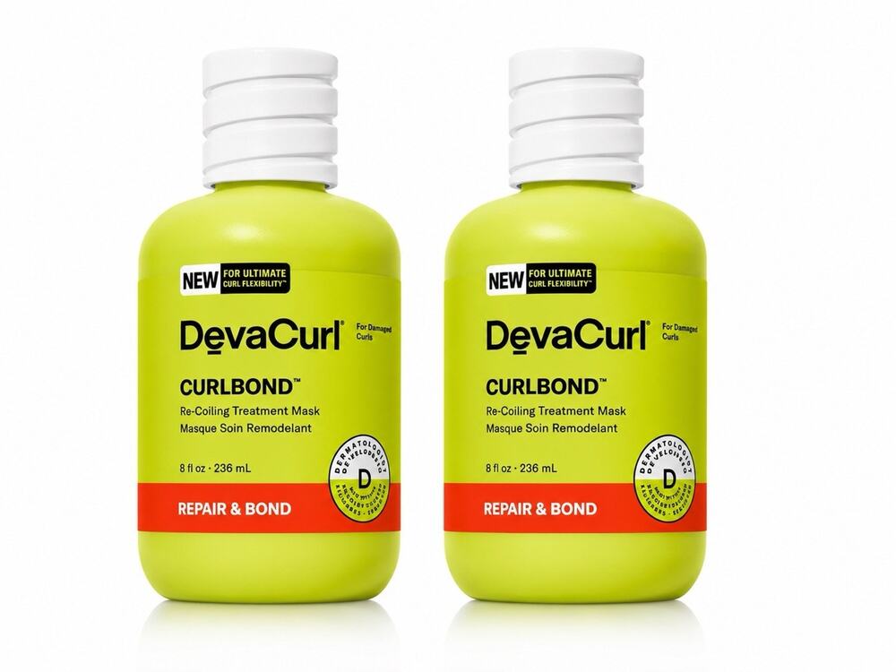 DevaCurl CurlBond Re-Coiling Treatment Mask 8 oz 236 mL Repair & Bond x2